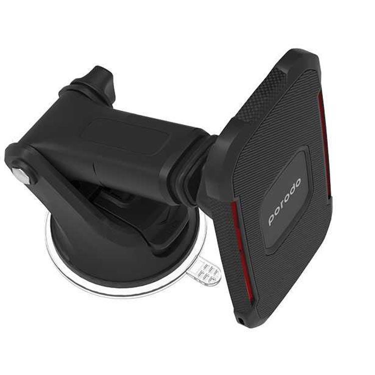 Porodo Magnetic Wireless Car Mount - Black