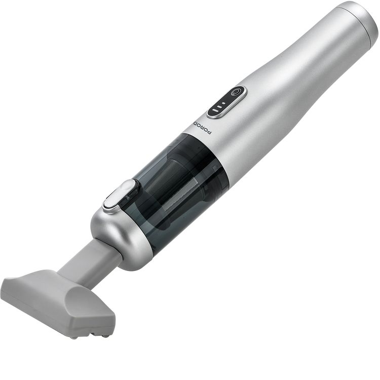 Porodo 9-in-1 Blower & Vacuum Cleaner with Multiple Blowing Nozzles, 110W Rated Power, 38 Minutes Working Time, 0.2L Dust Cup Capacity, Washable HEPA Filter, Brushless Motor, USB-C Charging Port - Gray