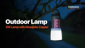 Shop Porodo LifeStyle Outdoor 5W Lamp with Mosquito Zapper (PD-LS5WLMZ)