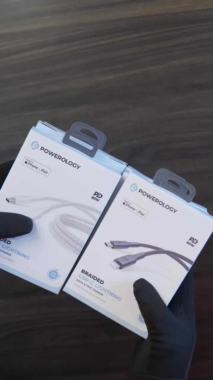 Powerology Braided USB-C To Lightning Cable