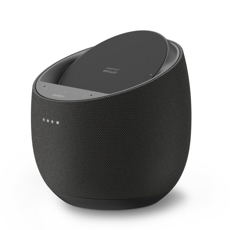 Belkin Smart Speaker G1S0001my-BLK Smart Speaker with Wireless Charger - Black