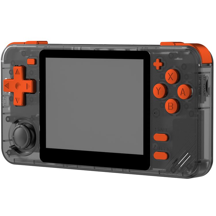 وحدة تحكم ألعاب Porodo PDX640 Retro Arcade مع 19 محاكيًا وأكثر من 5000 لعبة مدمجة، حجم شاشة 3.5 بوصة، معدل تحديث 60 هرتز، وقت تشغيل يصل إلى 8 ساعات، تشغيل صوت غامر، تصميم مريح، سعة بطارية 2800 مللي أمبير في الساعة - برتقالي / أسود