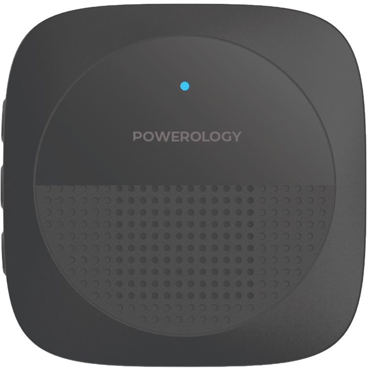 Powerology Smart Camera Doorbell with 3MP Camera Resolution, 5200mAh Battery Capacity, 9 Hours Charging Time, 3 to 8 Months Battery Life, Two-Way Audio, Night Vision - Black