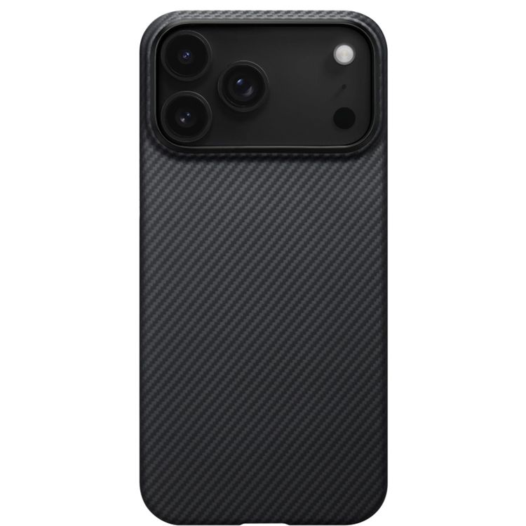 Pitaka Ultra-Slim Case for iPhone 17 Pro Max with MagSafe Compatibility, Scratch protection, Ultra-Slim, PitaTap, Lightweight Design - Gray/Black