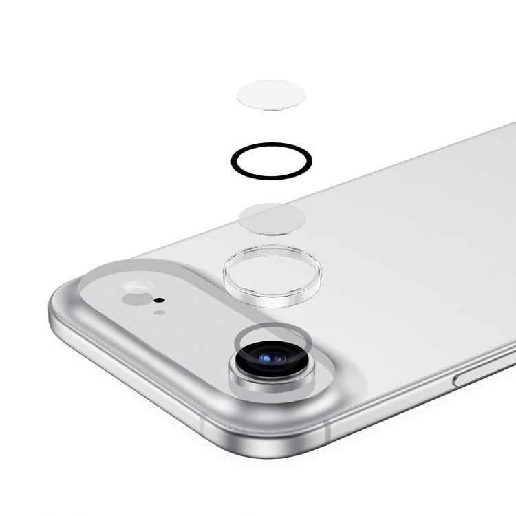 Green Lion Duo Camera Lens for iPhone 17 Air, HD Clarity, Anti-Scratch, Water Resistant, 9H Durable Glass, Anti-Glare Coating, Shatter Protection, Nano Absorption, Easy Installation - Clear
