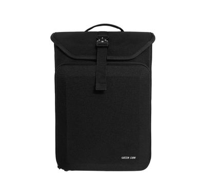 Green Lion Slim Gear Laptop Backpack with 600D Polyester Material, 360 ° Full Protection, Waterproof, Multi-Layer Strong, Durable Zipper, Compatible for Laptop Up to 16 Inches - Black