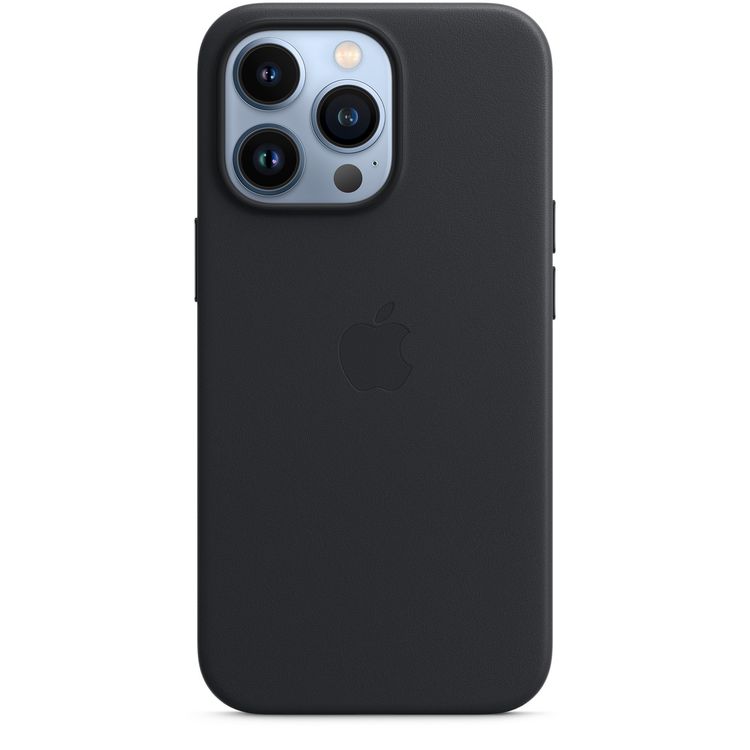 Apple Leather Case with MagSafe Compatible for iPhone 13 Pro (6.1") - Midnight