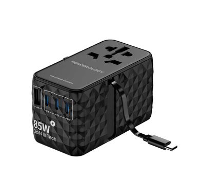 Powerology Universal 85W Super Charger with Retractable T...
