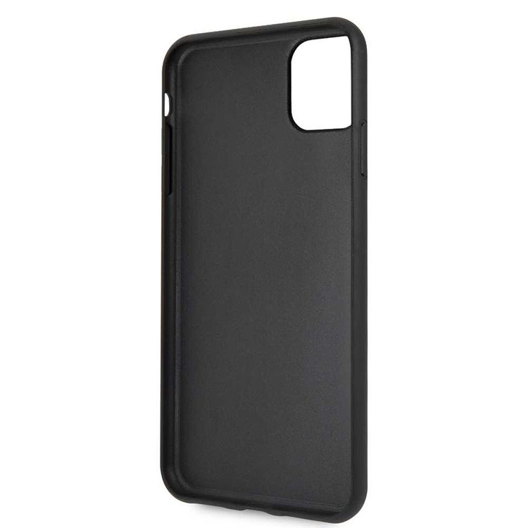 Karl Lagerfeld Choupette PU Embossed Hard Case for Apple iPhone 11 Pro Max - Black