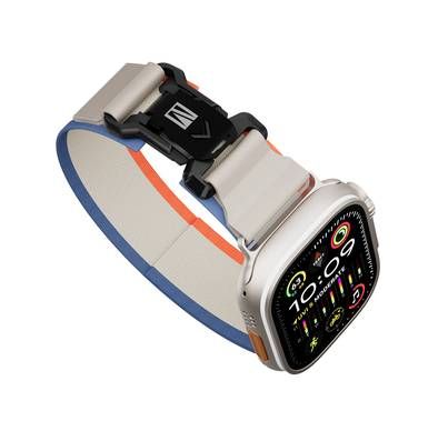Levelo Rove Nylon Watch Strap with Magnetic Buckle, Compa...