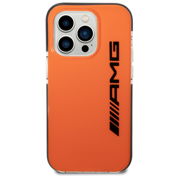 AMG PC/TPE Hard Case - iPhone 14 Pro - Orange / Black