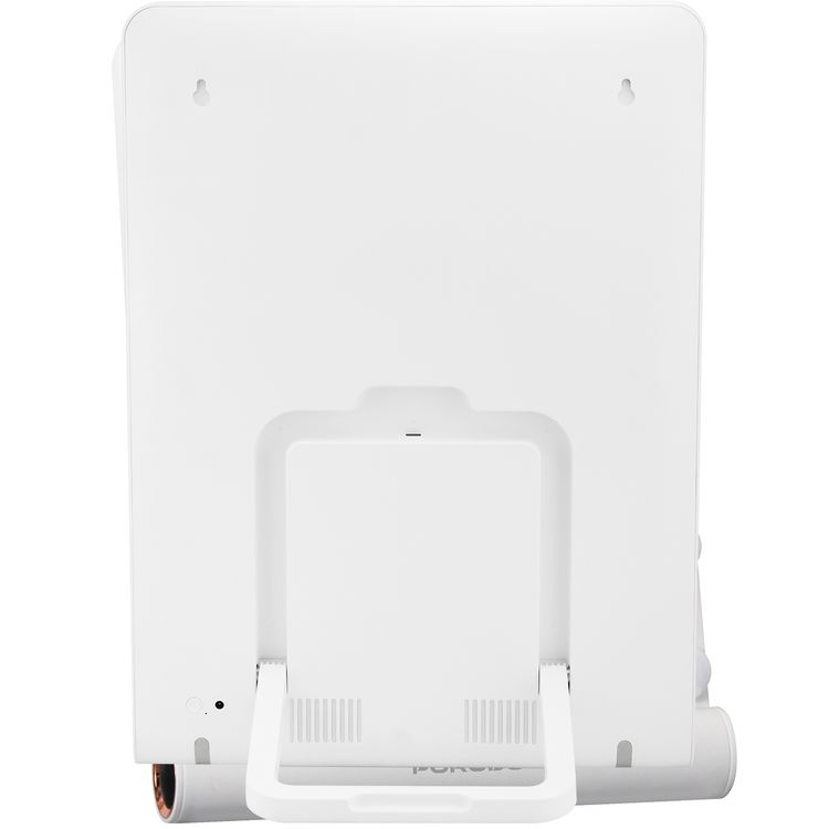 Porodo Hollywood Vanity Lighted Mirror with Built-in Bluetooth Speaker, 15 LED Bulbs, Auto-Off Function, ABS & Glass Material, Smart Touch Control, Brightness Memory Function - White / Rose Gold