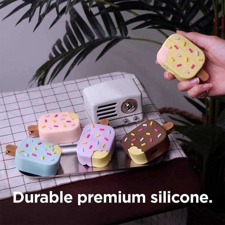 علبة ايس كريم ايلاجو ايربودز برو - أصفر