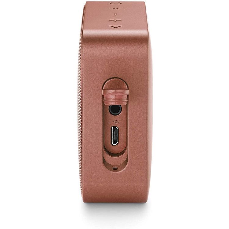 JBL GO 2 Portable Wireless Bluetooth Speaker, 5-hours Playtime, IP67 Waterproof Feature, Speaker Built-in Noise-Cancelling Speakerphone - Cinnamon