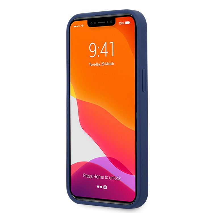 CG MOBILE U.S. Polo Assn. Liquid Silicone Flag Logo USPA Compatible for iPhone 13 (6.1") Shock Absorption, Anti-Scratch, Easy Access to All Ports, & Drop Resistant