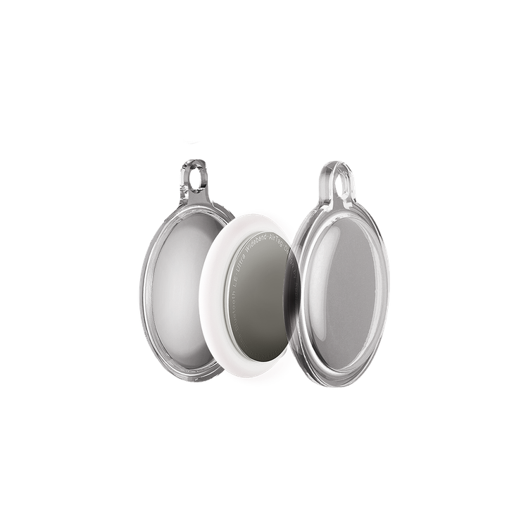 فيفا مدريد كلارو جراب تي بي يو مقاوم للصدمات 360 مع حلقة تثبيت معدنية متوافقة مع ايرتاغ ، جراب مضاد للخدش ، غطاء واقي مرن ، سهل الحمل وحامل مضاد للفقد مناسب لـ تعقب ايرتاغ بلوتوث - اسود