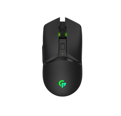 Porodo Gaming 7D Wireless 2.4G RGB Gaming Mouse 10000 DPI with Built-In Rechargable Battery 600mAh, 100 IPS Tracking Speed, Breathing Lighting Mouse Suitable with Computer - Black