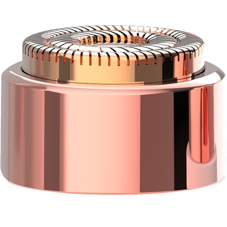 Porodo Electric Facial Hair Remover & Eyebrow Trimmer with Protective Cover, 180mAh Battery, Built-in 360° LED Light, Up to 80 Minutes Working Time, USB-C Charging Port, 10000RPM Motor Speed - Pink