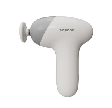 Porodo Lifestyle Cordless Mini Massager with 4 Interchang...