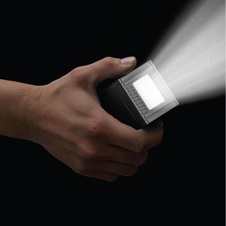 Green Lion Container 20000mAh Power Bank with 4 in 1 Charging Cable, Built-in Flashlight, Digital Display, PD20W Fast Charging, QC3.0 22.5W, Built-in Carry Strap - Black