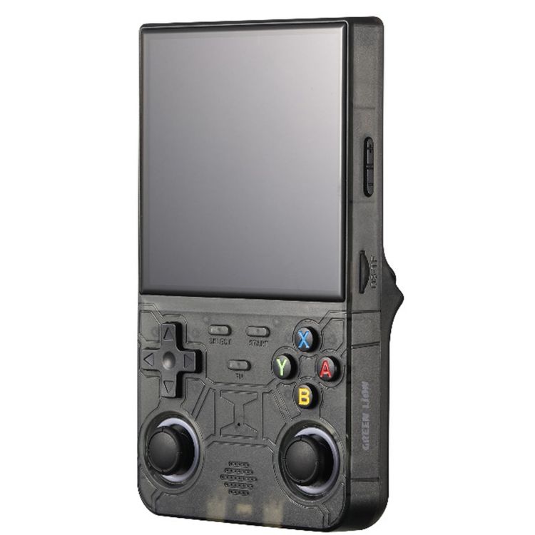 Green Lion GP ULTRA 4 Gaming Console with +15000 Games, Type-C Charging, 8W Built-in Speaker, Gamepad Connection, TF Card Storage, HDMI TV Output, 64GB Memory - Black