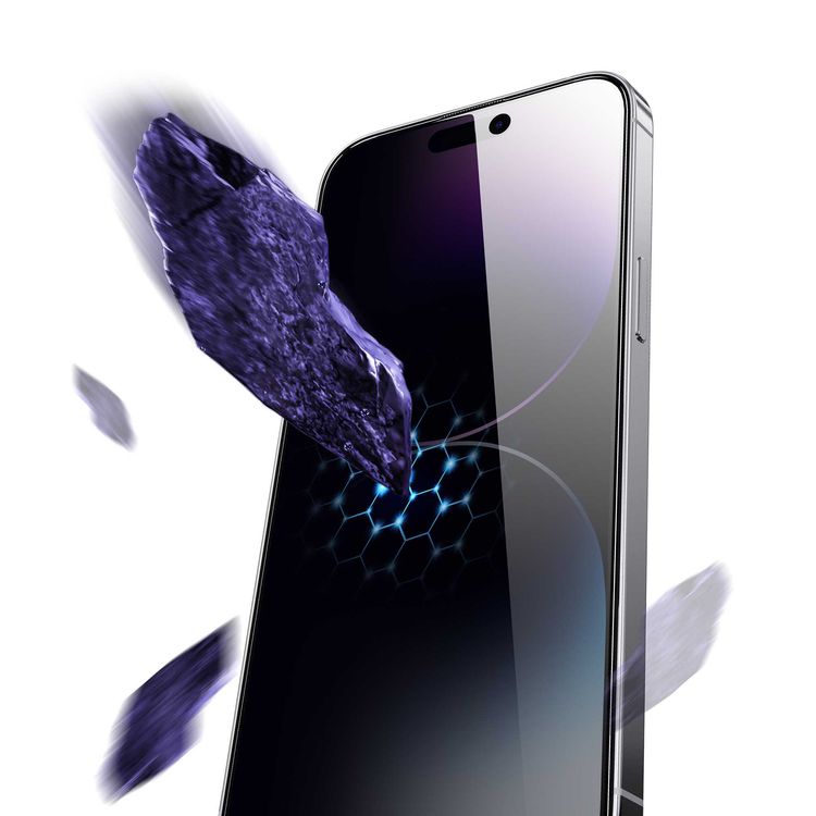 Green Lion 9H Steve Privacy Screen Protector for iPhone 15 Pro, Anti-Peeping for Side View Blocking, Anti-Fingerprint & Anti-Scratch, Grease Resistance, Bubble-Free Installation - Black