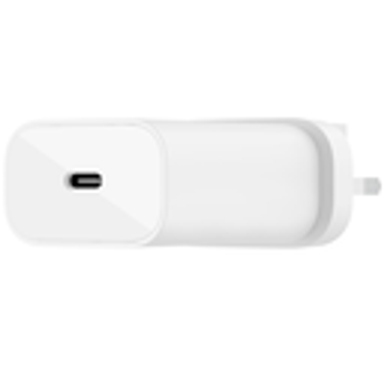 شاحن حائط Belkin BOOST CHARGE™ USB-C PD 3.0 PPS بقدرة 25 وات - أبيض
