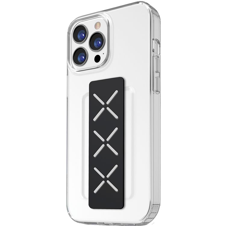 حافظة Viva Madrid Loope TPU/PC الشفافة لهاتف iPhone 13 Pro Max (6.7 بوصة) مع قبضة سيليكون إضافية - نقي