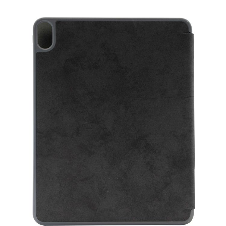 Comma Leather Case with Pencil Slot for Apple iPad Pro 11", Shock & Scratch Resistant, Shock & Drop Protection, Camera Protection, Easy Access to All Ports - Black