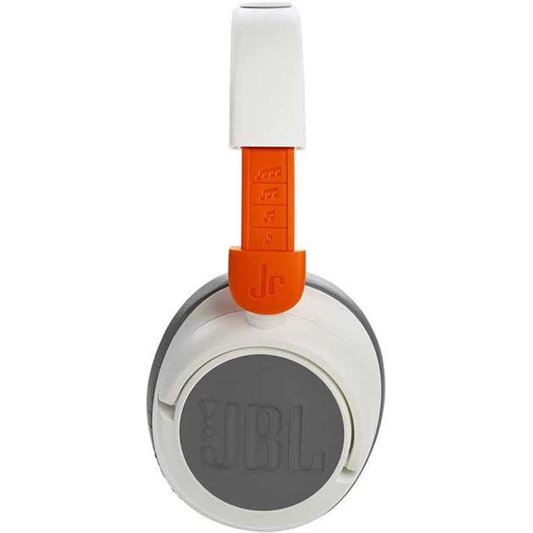JBL JR460NC Wireless Over-Ear Headphones with Noise Canceling for Kids, Lightweight & Compact Design, Up to 30 Hours Music Play Time, 3 Microphones, Multi-Point Connection, Rechargeable Battery, Built-in Microphone - White