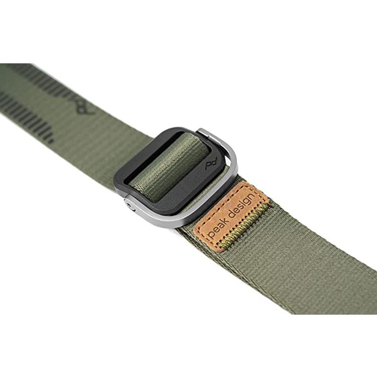 Peak Design SLL-SG-3sagagreen  Slide Lite Camera Strap , nylon webbing, strong, removable anchor connectors - (Sage Green)