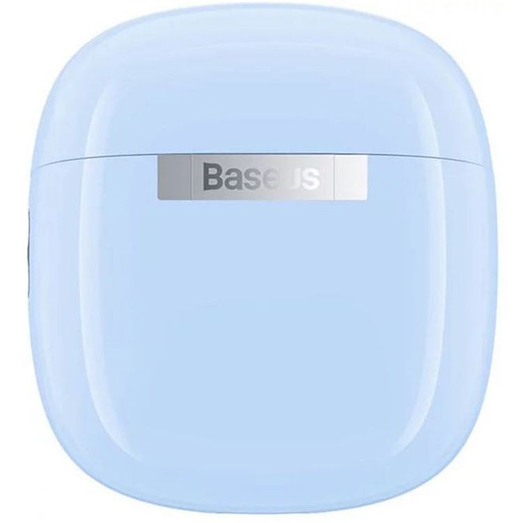 Baseus Bowie WX5 True Wireless Earphones, Active Noise Cancellation, Indicator Lights, Type-C Charging Interface, 1 Hour Charging Time, 6.5 Hours Playtime - Blue