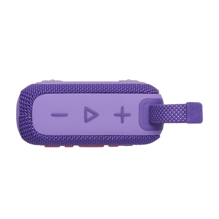 JBL Go4 Portable Wireless Speaker, 7 Hours Music Play Time, Water Proof & Dust Proof, Bluetooth Version 5.3, Rechargeable Battery, Vibrant Color Options, JBL Pro Sound - Purple