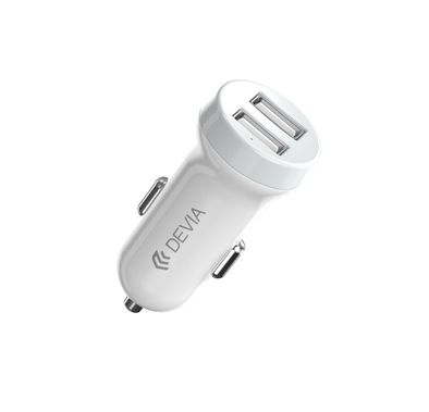 Devia Smart Series Car Charger 3.1A with Micro USB Cable 1M 2.1A - White