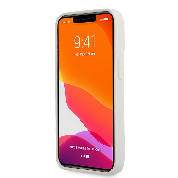 CG MOBILE Ferrari Real Carbon Hard Case Metal Logo Compatible for iPhone 13 Pro (6.1") Scratches Resistant, Easy Access to All Ports