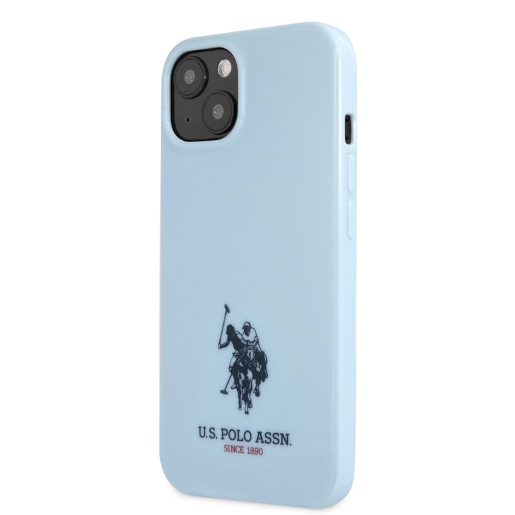 CG MOBILE U.S. Polo Assn. Full TPU Mini Horses Logo USPA Compatible for iPhone 13 (6.1") Drop Resistant, Easy Access to All Ports, Anti-Scratch