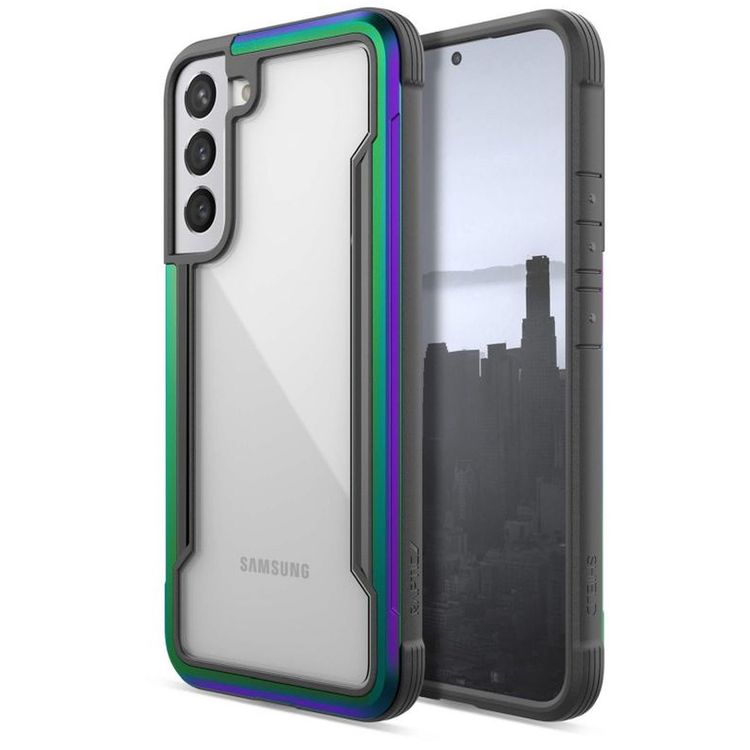 X-Doria Raptic Shield Phone Case Compatible for Samsung Galaxy S22 Plus - Iridescent