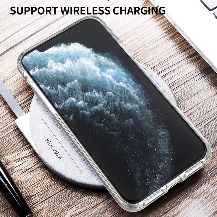 Comma Hard Jacket Phone Case for iPhone 11 Pro (5.8") Anti-Scratch, Shock & Drop Protection Back Cover - Crystal Clear