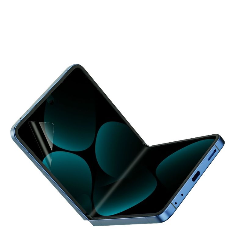 حزمة حماية الخصوصية من جرين ليون لهاتف زي فليب 7 مع فيلم مرن، مضاد للتسلل، فائق النحافة، مستوى صلابة 9H، مضاد للخدوش، مضاد لبصمات الأصابع - أسود