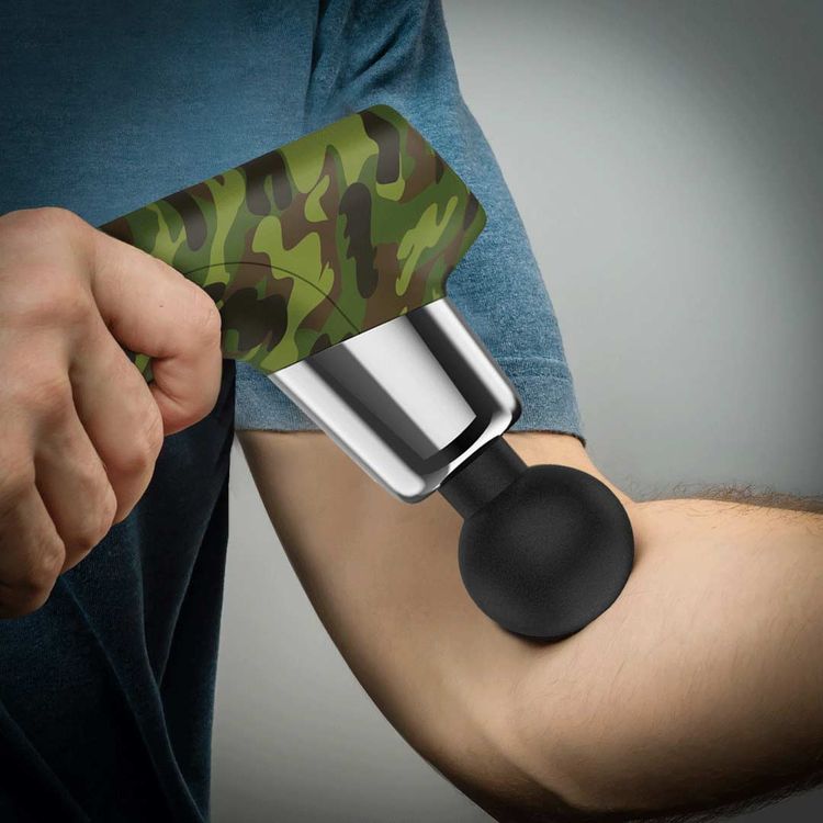 Green Lion Relaxante Portable Massage Gun 2500mAh- Camouflage