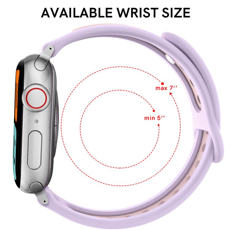 AhaStyle Premium Silicone Apple Watch Band Duotone Design 42 / 44mm