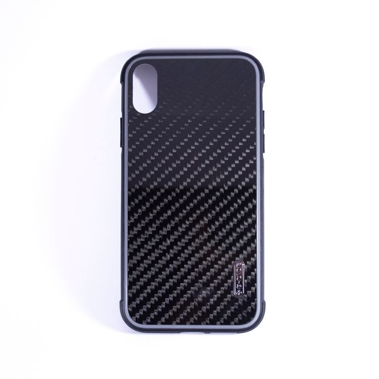G-Case Carbon Fiber Shield Series Back Case for iPhone Xs Max - Black