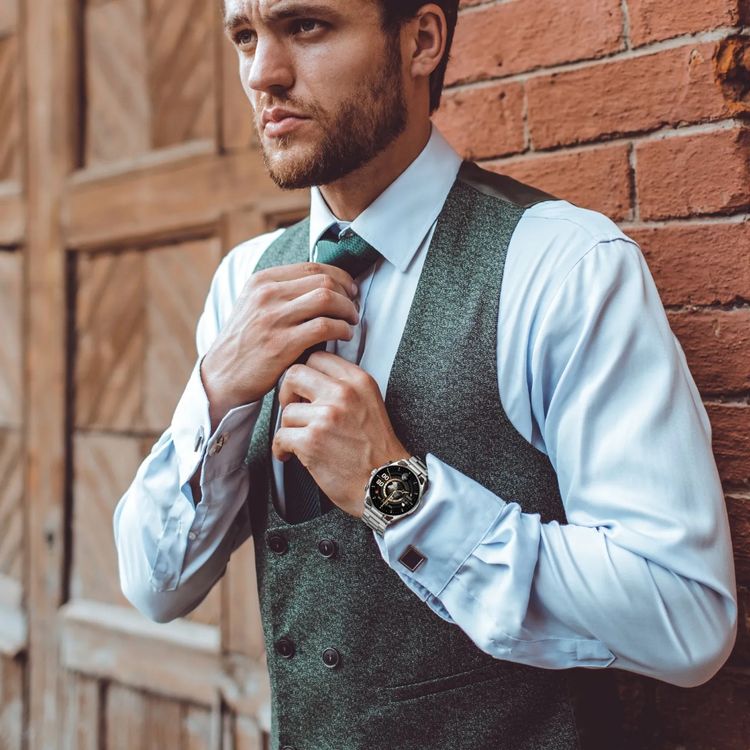 ساعة جرين ليون كرونو برو الذكية بشاشة AMOLED بقياس 1.6 بوصة، بطارية 360 مللي أمبير، تصل مدة عملها إلى 7 أيام، سطوع 1000 شمعة، تتبع النشاط، مراقبة الصحة، ساعة توقيف ومنبه - فضي