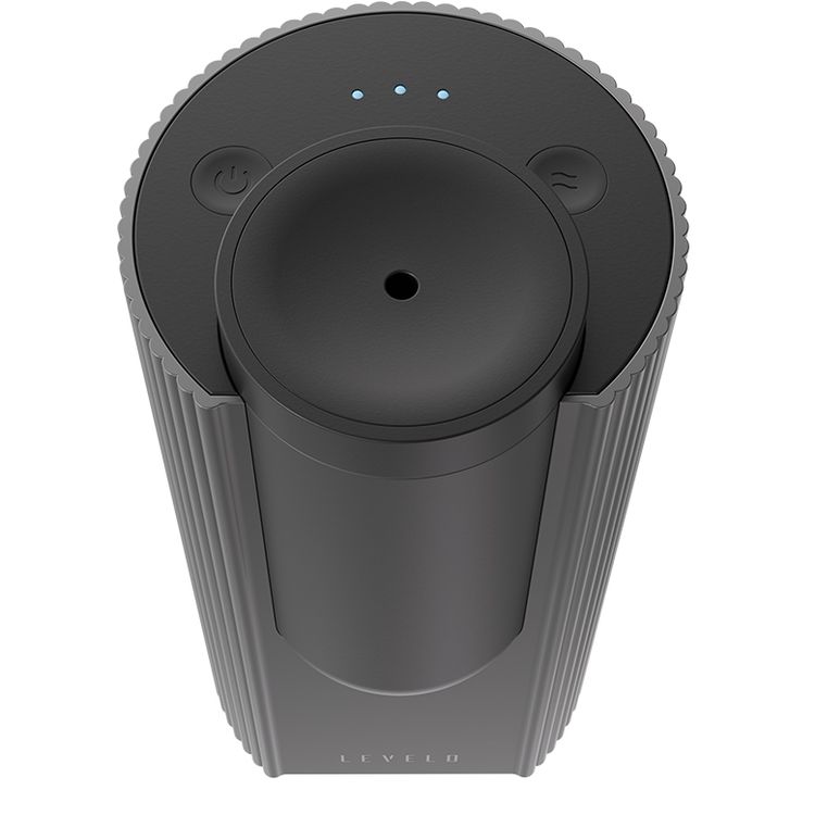 ليفيلو أوراميست موزع رائحة السيارة مع وعاء زجاجي 20 مل، تغطية 50 متر مربع، سعة بطارية 1200 مللي أمبير، كثافة قابلة للتعديل، تحكم باللمس، انبعاث رائحة قوية، تكنولوجيا الهواء البارد - تيتانيوم