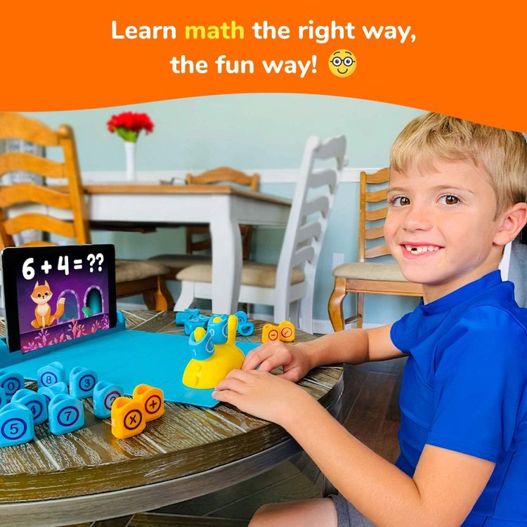 Plugo Stem Wiz Pack By Shifu (app Based) - STEM gaming kit comes with 1 foldable gamepad, 1 Count Spike, 4 arithmetic operators (+ - x/), Toys For Boys & Girls Ages 5-10 years
