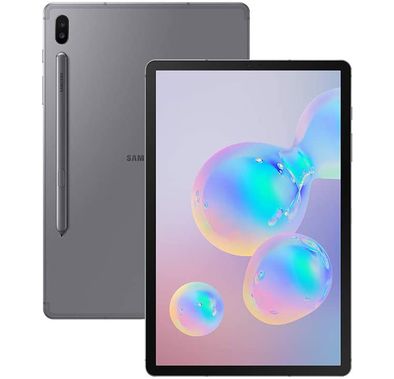 Samsung Galaxy Tab S6 with S Pen SM-T860 10.5" inch Display 6GB RAM / 128GB ROM, 7040 mAh Long-Lasting Battery, 15W Fast Charging, 8MP Front & 13MP Rear Camera, Tablet with Fingerprint Sensor  (Wi-Fi ) - Gray