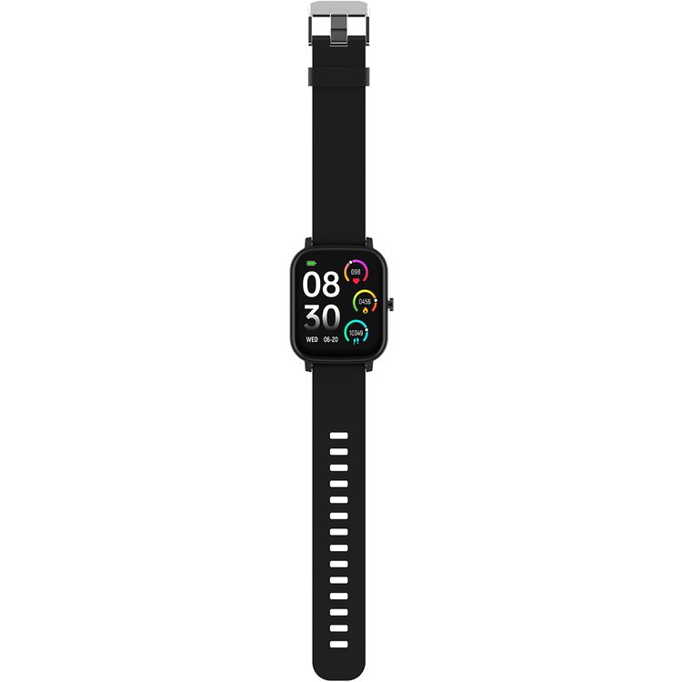 Porodo Endura Fit Smart Watch with 1.80" HD Display, +130 Sport Modes, Weather Forecast, Sleep Analysis, 2.5 Hours Charging Time, Up to 5 Days Working Time, Android 8.0 Above & iOS 12 Above Compatibility - Black