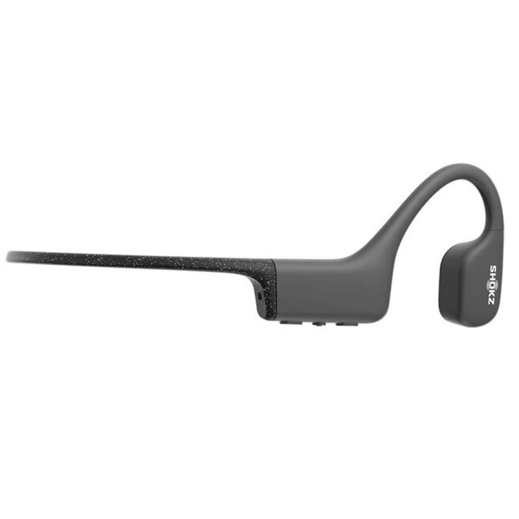 Shokz OpenSwim Wireless Headphones for Swimmers with 8 Hours Battery Life, Silicone Rubber Carrying Case, 7th Generation Bone Conduction, Open Ear Comfort - Black
