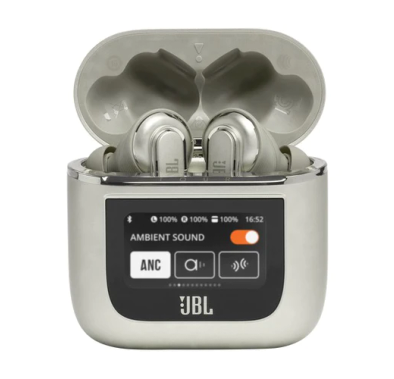 JBL Tour Pro2 True Wireless Earbuds with Noise Cancelling, 40 Hours Maximum Play Time, Bluetooth 5.3, 2 Hours Charging Time - Champagne