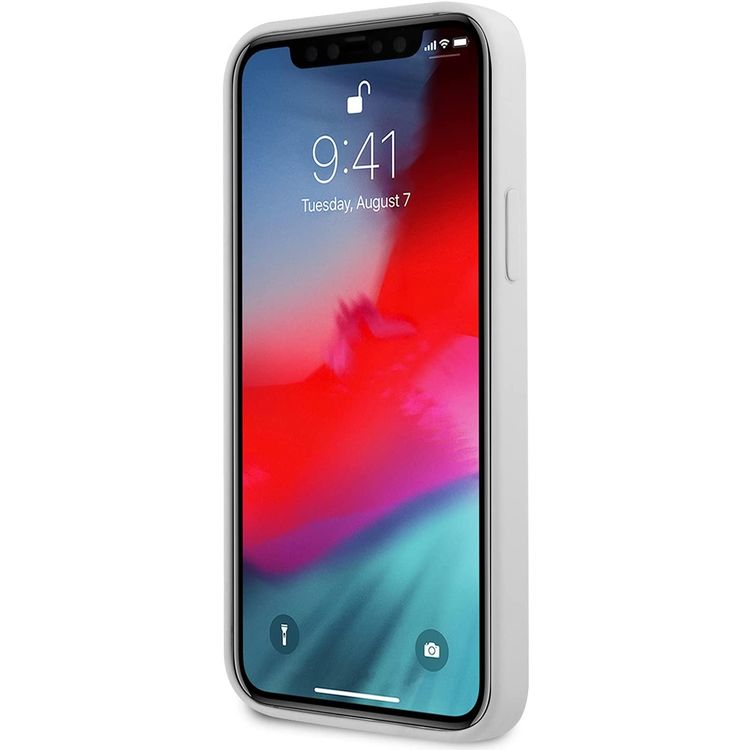 Karl Lagerfeld Silicone Hard Case Choupette Head for iPhone 12 / 12 Pro (6.1") - White